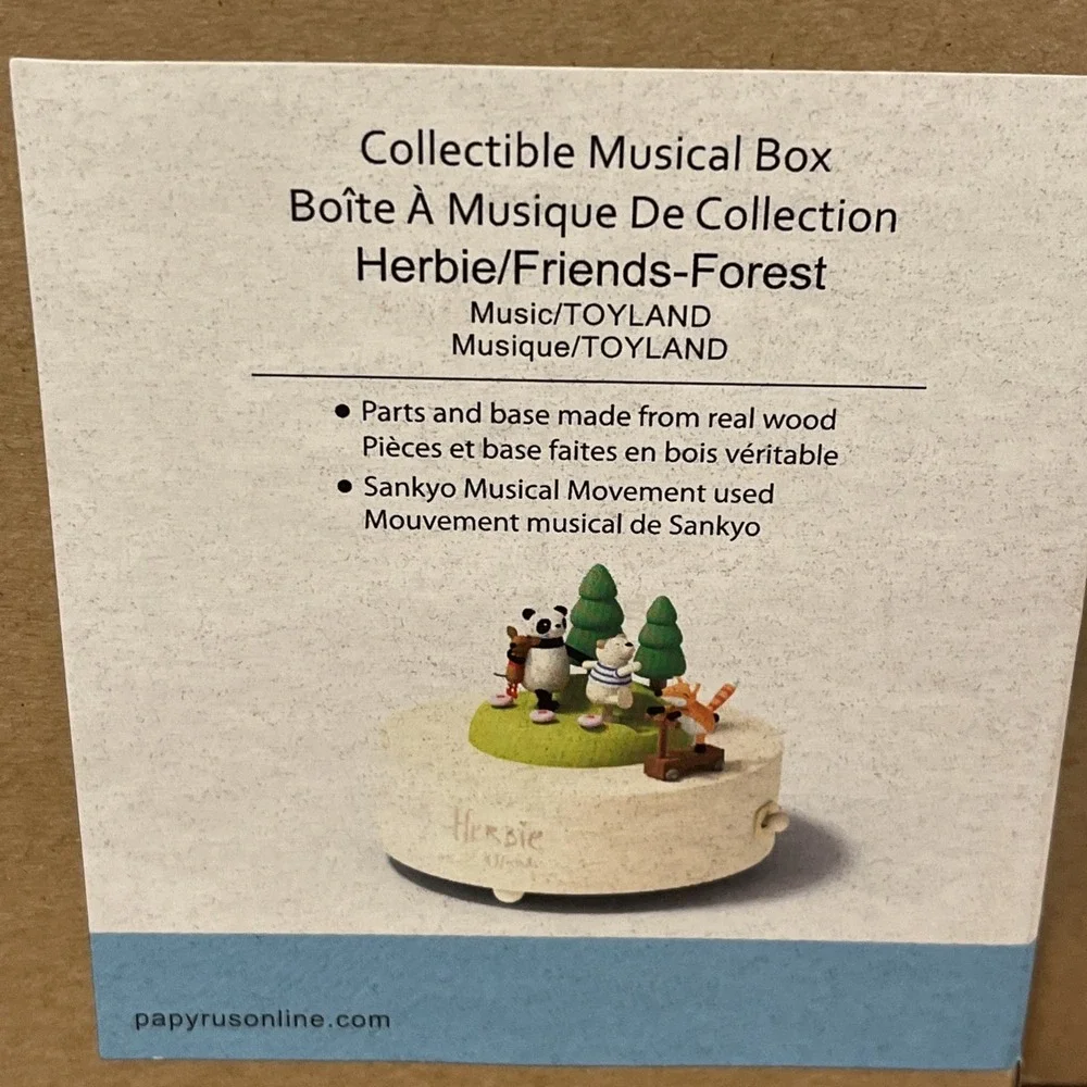 2 Wooderful Life Wooden Music Box - Love Umbrella + Herbie & Friends *NEW*